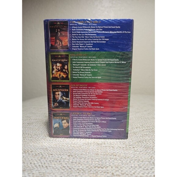 James Bond Collection 007 Gift Set - Vol. 1 (DVD, 1999, 7-Disc Set NEW SEALED - Picture 6 of 7